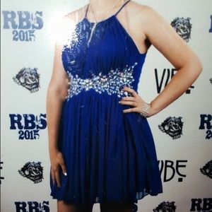 Blue formal dress